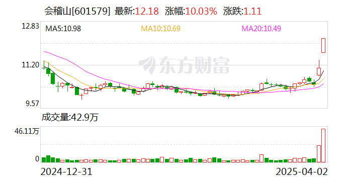 重庆港振幅16.89%，沪股通龙虎榜上买入3723.25万元，卖出1252.35万元