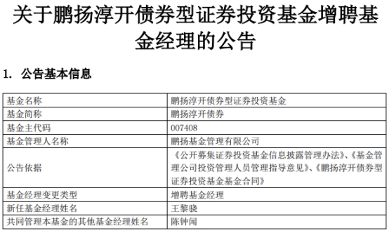 南方宝元债券型基金变更基金经理