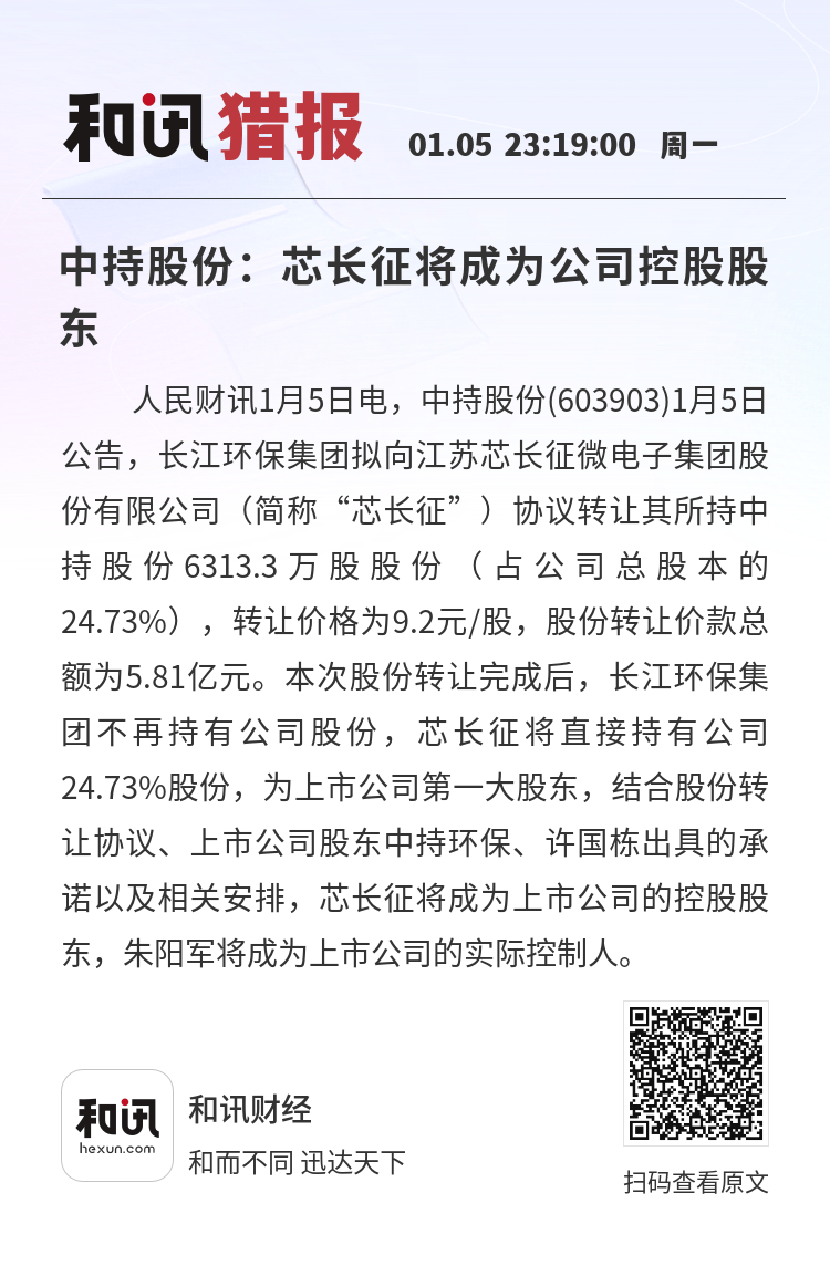中英科技：控股股东的一致行动人拟减持不超0.29%公司股份
